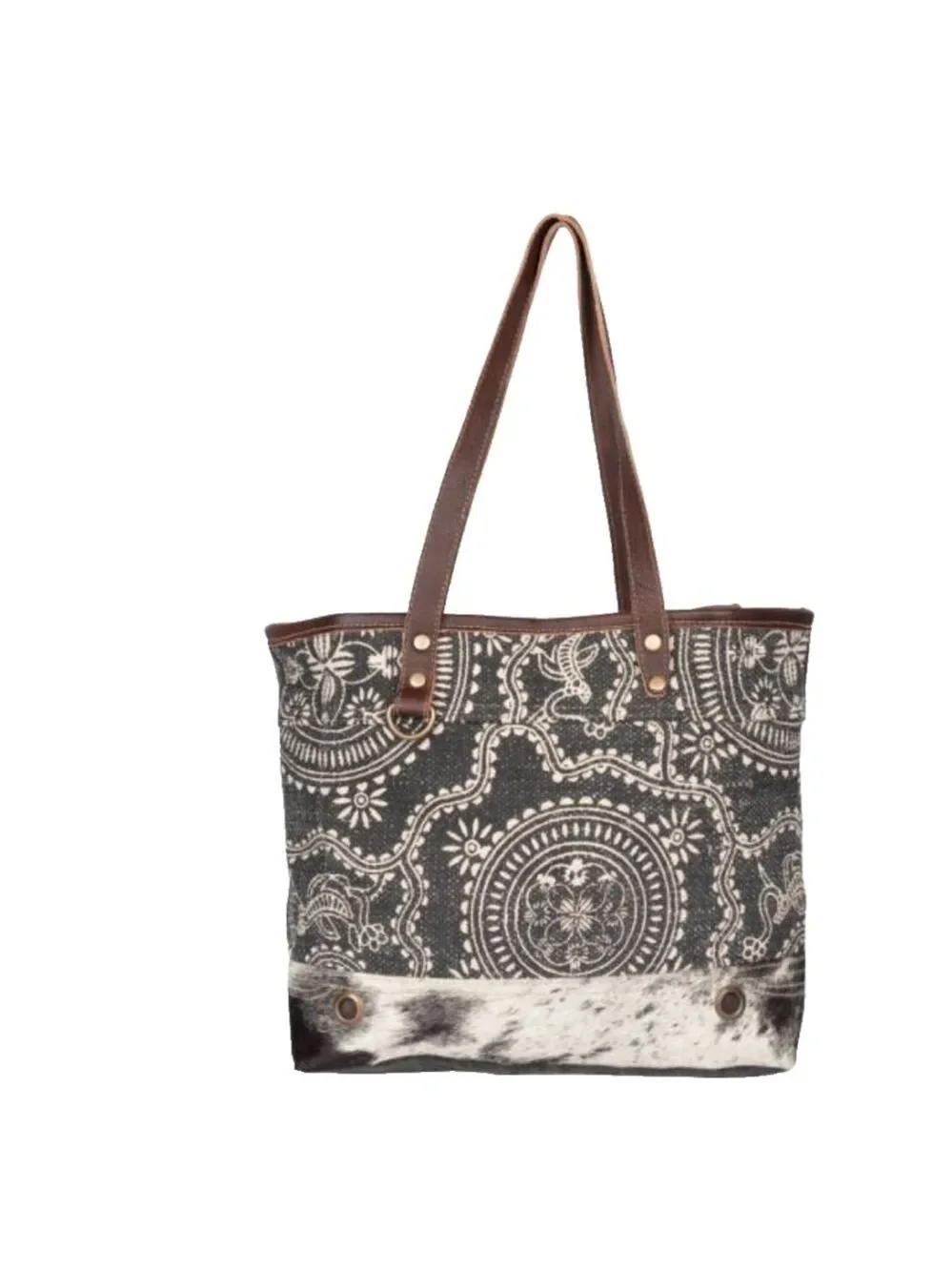 Myra Blue Eternity Tote Bag
